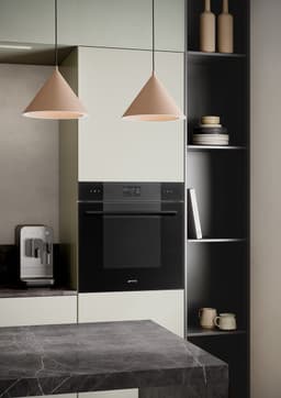 SMEG SO6102M2B3 Combi Magnetron Oven Inbouw 60 cm - 68 Liter - SpeedwaveXL - Zwart — thumbnail 2