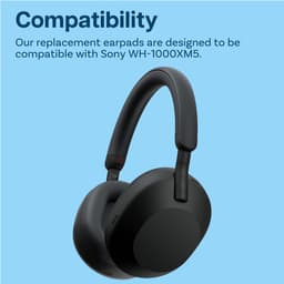 MMOBIEL Vervangende Oorkussens Geschikt voor Sony WH-1000XM5 Noise Cancelling Hoofdtelefoon – Cooling Gel Koptelefoon Oorkussens - Noise Isolation Hoofdtelefoon Earpads – Zwart — thumbnail 3