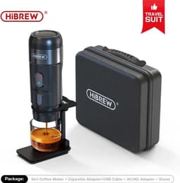 Sattire - Hibrew Draagbare Koffiezetapparaat - Voor Auto & Thuis - 12 Volt - 15 Bar - Espresso Koffiezetapparaat - Fit Nespresso - Dolce Pod - Capsule Koffie - Oplos Koffie - Koffiezetapparaten - Elektrisch - — thumbnail 1