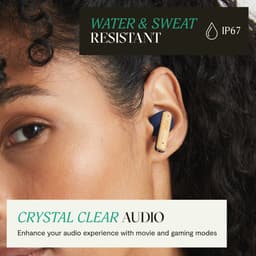 House of Marley Little Bird Draadloze Oordopjes - Bluetooth Oortjes Draadloos - 24 uur Batterijduur - Eco Friendly Design - Quickcharge - Touchbediening - Blauw — thumbnail 5