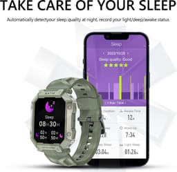 Tijdspeeltgeenrol PG Smartwatch - Zwart - Waterdicht IP68, Gezondheidstracker met GPS, Hartslagmeter en Lange Batterijduur — thumbnail 5