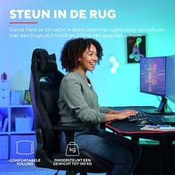 Trust GXT 714 Ruya Gaming Stoel Zwart — thumbnail 5