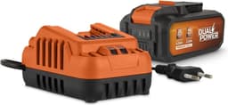 Powerplus Dual Power accu grasmaaier en grastrimmer POWDPG75622 - grasmaaier met 2* 20 V en 420 mm Ø en Grastrimmer met 240 mm Ø, Tuingereedschap — thumbnail 4