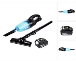 Makita DCL 180 G1 B accu stofzuiger 18 V zwart + 1x oplaadbare accu 6.0 Ah - zonder oplader