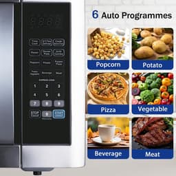 Magnetron 42 liter met meerdere all-in-one kookmodi, inclusief grill, combi en ontdooien, combi-magnetron 1100 W met 11 vermogensniveaus, grill 1400 W, modern design — thumbnail 4