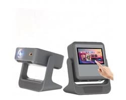 Beamer Touchscreen Smart - 1200 ANSI Lumen Full HD 1080p - 7 Inch Scherm Draagbaar - Wifi 6 Bluetooth - Voor Thuisbioscoop Gaming Zakelijk