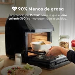 Airfryer – Heteluchtfriteuse – Airfryer Oven – Vetarm Koken – Digitale Touchscreen – 11L Inhoud – 1800W Vermogen – Temperatuur Instelbaar 80-200°C — thumbnail 3
