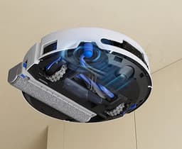 Ecovacs- Deebot T90 PRO Omni Wit EU - Robotstofzuiger - 30.000Pa - Charge PowerBoost - OZMO Roller 3.0 - ZeroTangle 4.0 - reiniging met warm water bij 75 °C - IA YIKO agent - automatisch legen — thumbnail 2