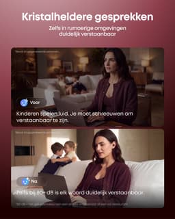Anker soundcore AeroClip 2 Open-Ear Clip-On Oordopjes voor Heldere Calls Anker Thus™ AI Chip, Guinness World Record, open-ear comfort, krachtige bas, Hi-Res, 32 u afspeeltijd, AI-vertaling,Rood. — thumbnail 5