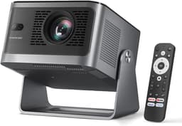 SnelShoppen - Mini Beamer 4K Native 1080P | Draaibaar 320° | Android 13 Projector met WiFi & Bluetooth | 600 ANSI | Gaming & Home Cinema | Perfect voo — thumbnail 1