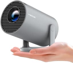 SnelShoppen - Mini-beamer 4K ondersteund | Smart Projector met 5G WiFi 6 en BT 5.4 | Full HD 1080P Mini-projector | 200ANSI 8000L | Auto horizontale t — thumbnail 1