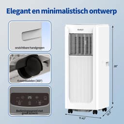 Elecci 6.000 BTU mobiele airco - koelen, ventileren en ontvochtigen — thumbnail 3