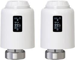 Slimme Thermostaatkop - Radiatorkraan Actuator - Verwarming Regelen - WIFI Afstandsbediening - M30*1.5 - Wit
