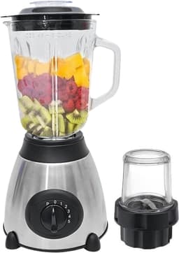 Keukenmixer - Voedselverwerker - Dagelijkse maaltijden - 5 snelheidsniveaus - 1.5 liter kan - Zwart — thumbnail 1