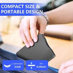 Externe Diskettestation - 35 inch FDD - Oude Bestanden Lezen - Plug and Play - USB Type C - Zwart — thumbnail 3