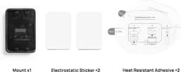 70mai Dash Cam accessoires, accessoires voor autocamera, verwisselbare dashcam componenten, compatibel met 70mai Dash Cam Pro Plus+ A500S — thumbnail 2