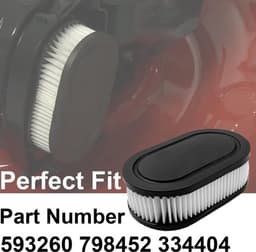 Luchtfilter Grasmaaier - Vervangingscartridge - Compact - Onderdeel 593260 798452 - Geschikt voor Briggs & Stratton - Hoogwaardige prestatie — thumbnail 4