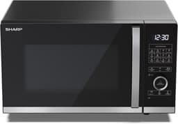 Magnetron met Grill - Oven Combimagnetron - Snel Eten Opwarmen - Met Ontdooifunctie - 25 Liter - Zwart — thumbnail 2