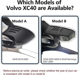 SnelShoppen - 4K+1080P Dashcam Auto Voorzijde en Achterzijde, OEM Uiterlijk, Speciaal Voor Volvo XC40 2023-2026 en XC40 Recharge 2021-2024, G-Sensor, — thumbnail 5
