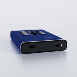 Externe Harde Schijf - Draagbare Opslag - Gegevens Beveiligen - Hardware Versleuteling - 500GB - Blauw — thumbnail 4