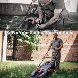 Handvat met driehoekknoppen, moer en bout voor grasmaaier, duurzaam tuingereedschap accessoire voor eenvoudige montage en stevig gebruik — thumbnail 3