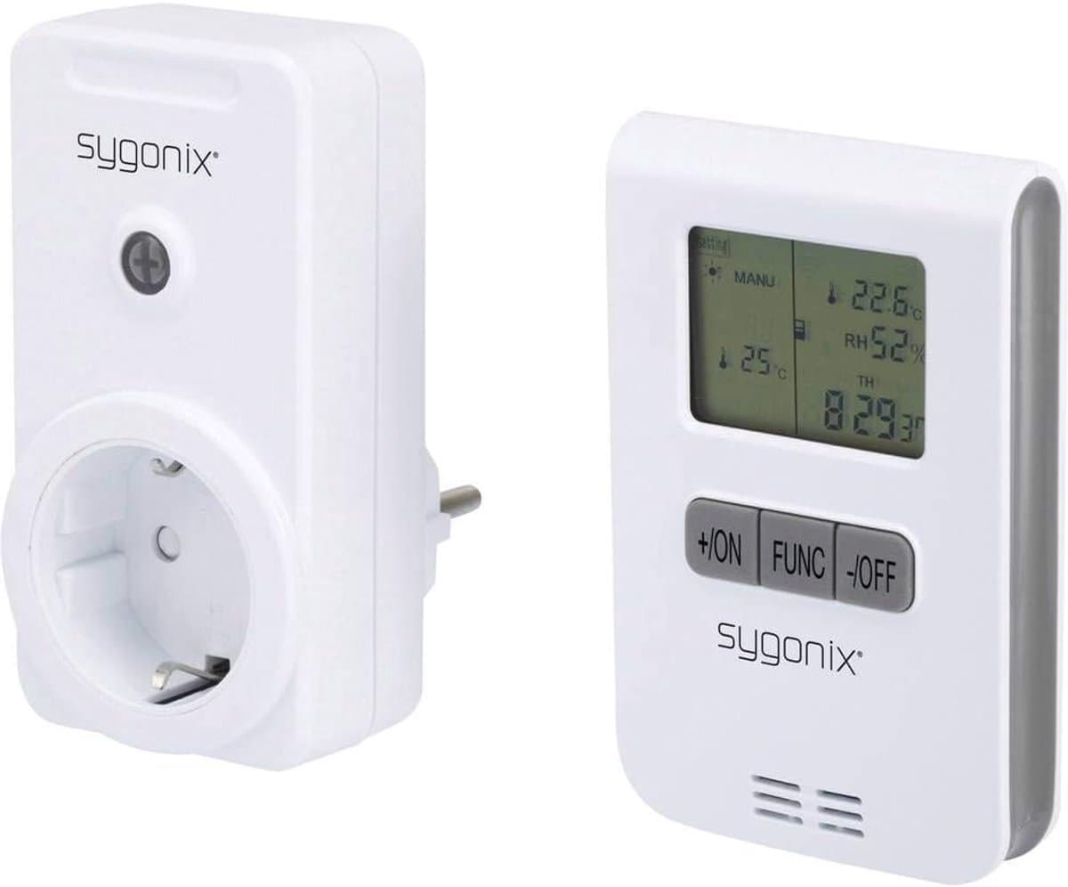 Draadloze Temperatuurregelaar - Verwarming Thermostaat - Energie Besparen - 8 Onafhankelijke Programma's - 3500 W - Wit — afbeelding 1