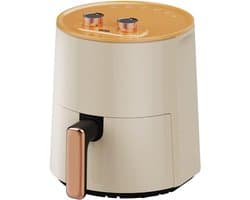Airfryer Zonder Olie - Elektrische Friteuse - Gezond Frituren - Power-Off Geheugenfunctie - 5L Capaciteit - Wit
