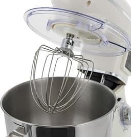 Keukenmachine - Roer- en kneedmachine - Bakken en mixen - LCD timer functie - 62 liter kom - Wit — thumbnail 3