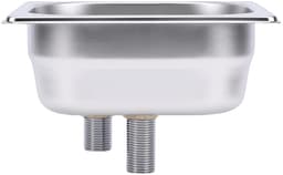 Automatische Glas Spoeler - Bekerwasser Keuken - Snel Bekers Reinigen - Hogedruk Reiniging - 17.5 cm - Zilver — thumbnail 1