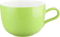 Koffiemok Cappuccino Cup - Grote Mok - Genieten van Koffie - Mix & Match Serie - 380 ml - Mango Oranje — thumbnail 2