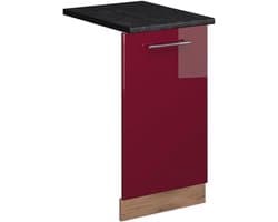 Vaatwasser paneel - Keukenfront - Keuken opknappen - Hoge glans afwerking - 45 cm breed - Bourgogne