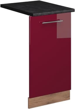 Vaatwasser paneel - Keukenfront - Keuken opknappen - Hoge glans afwerking - 45 cm breed - Bourgogne — thumbnail 1
