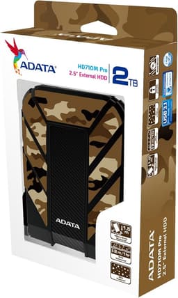 Externe Harde Schijf - Draagbare Opslag - Gegevens Beschermen - Militaire Schokbestendigheid - 2TB Capaciteit - Camo — thumbnail 4