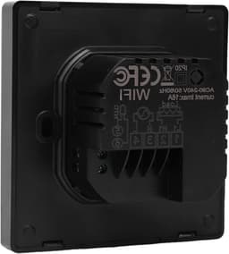 Slimme Temperatuurregelaar - Slimme Thermostaat - Verwarming Regelen - Nauwkeurige Controle - LCD Display - Zwart — thumbnail 1
