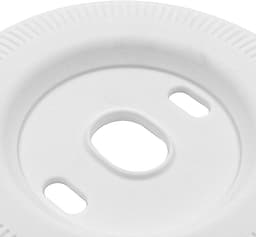 Thermostaat Beschermhoes - Afdekhoes Thermostaat - Muur Afdekken - Perfecte Pasvorm - 125 mm Diameter - Wit — thumbnail 4