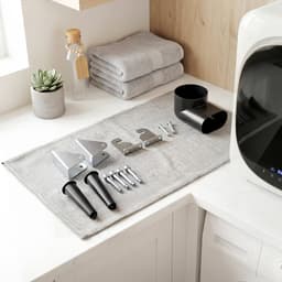 ECTEATOY® Wasdroger 4 kg - Mini Droger met Timer en Touch Display - RVS Trommel - 48x40x56 cm - Wit — thumbnail 4