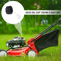 SnelShoppen - 2 Stuks Vervangende Brandstofdeksel voor Kettingzaag & Grasmaaier - Duurzaam Kunststof - Universele Brandstoftank Deksel voor Grasmaaier — thumbnail 4