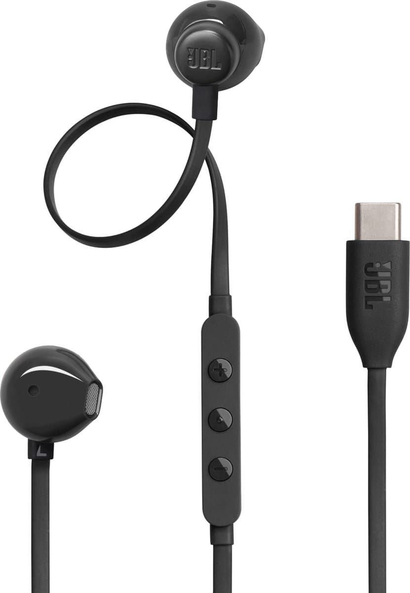 JBL TUNE 305C USB-C In-ear Bedrade oordopjes Zwart — afbeelding 1