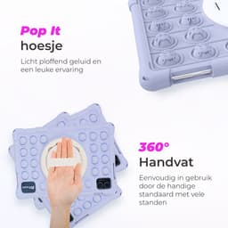 ATouch Combipakket - Kindertablet Tab 10 Pro + Kinderkoptelefoon - Volumebegrenzing - 128GB+64SD - Vanaf 3 jaar - Paars — thumbnail 4