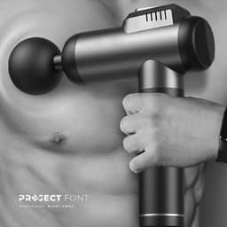 Massage Pistool 6 snelheden dieptespiermassage draadloos - professioneel verstelbaar voor sportschool - draagbaar met 8 massagekoppen - USB-C-opladen — thumbnail 3