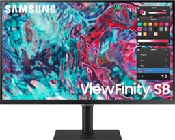 Samsung ViewFinity S80TB - LS27B800TGUXEN - 4K Thunderbolt Monitor - RJ45 - USB-Hub - Ergonomisch - 27 inch — thumbnail 1