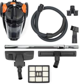 Nedis Zakloze Stofzuiger - Zakloos - 700 W - Stof capaciteit: 3.0 l - Combi-Borstel - Actieradius: 8.50 m - HEPA-luchtfilter - Antraciet / Oranje / Zwart — thumbnail 3