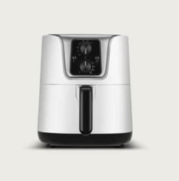 Grundig FRY 6840 Enkel 3 l Vrijstaand 1300 W Heteluchtfriteuse Zwart, Wit — thumbnail 1