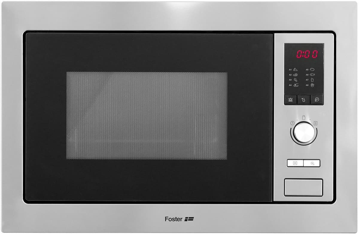 Foster 7151 010 magnetron Zwart, RVS Inbouw magnetron combinatie 25 L 900 W — afbeelding 1