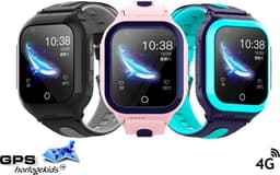 GPSHorlogeKids© - GPS horloge kind - smartwatch kinderen - WhatsApp - 4G videobellen - spatwaterdicht - SOS alarm - incl. SIM - OMNI Roze — thumbnail 4