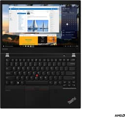Lenovo ThinkPad T14 Gen 1 (AMD) AMD Ryzen™ 5 PRO 4650U Laptop 35,6 cm (14") Full HD 8 GB DDR4-SDRAM 256 GB SSD Wi-Fi 6 (802.11ax) Windows 10 Pro Engels Zwart — thumbnail 2