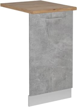 Vaatwasserfrontpaneel 45 cm Betonlook voor Inbouwapparatuur — thumbnail 1