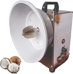 Elektrische Kokosrasp - Kokos Verwerker - Culinaire Bereidingen - Drie Snelheden - 35 kg/u - Zilver — thumbnail 1