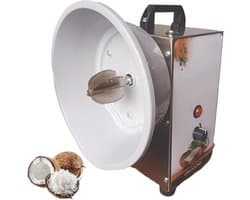 Elektrische Kokosrasp - Kokos Verwerker - Culinaire Bereidingen - Drie Snelheden - 35 kg/u - Zilver