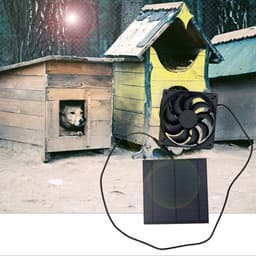 Allecto - Zonnepaneelkit - Monokristallijn Silicium - Draagbaar en efficiënt - 5 Watt - Voor kassen en dierenhokken - Inclusief ventilator - Handig... — thumbnail 4
